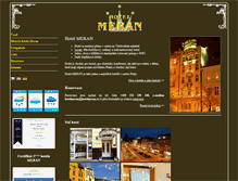 Tablet Screenshot of hotelmeran.cz